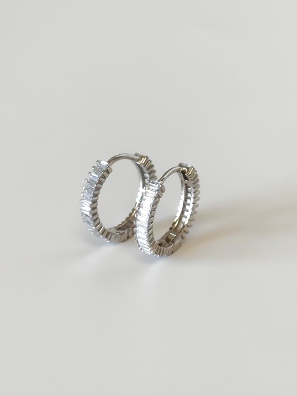 925 Gümüş | Blake Küpe- 2 (Silver Renk)