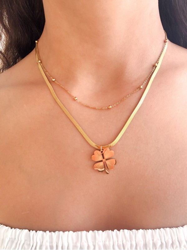 Çelik | Noemi Kolye (Gold Renk)