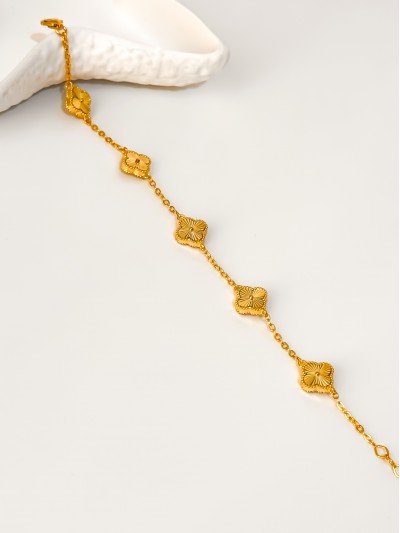 Yonca Bileklik- 5- 10 mm-Gold
