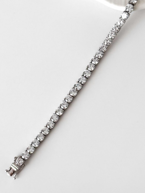 925 Gümüş |  Su Yolu Bileklik- 5 mm-17 cm