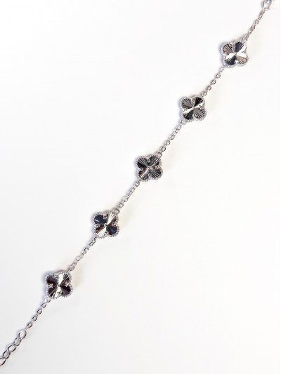 Yonca Bileklik-5- 12 mm- Silver