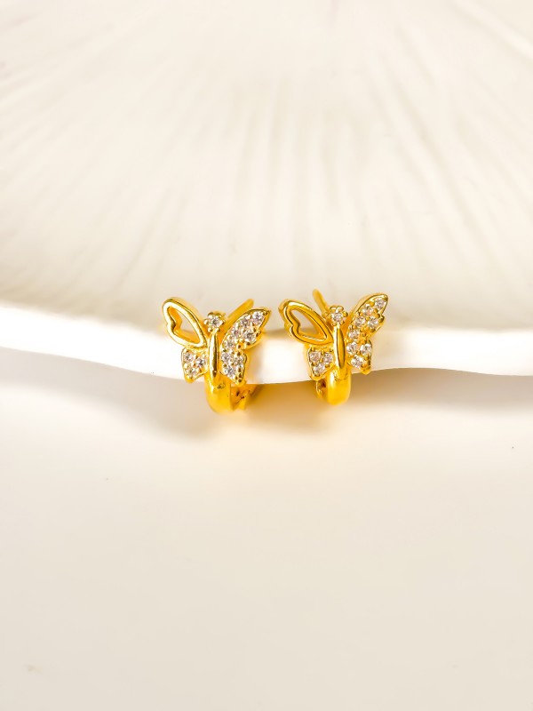925 Gümüş | Butterfly Küpe