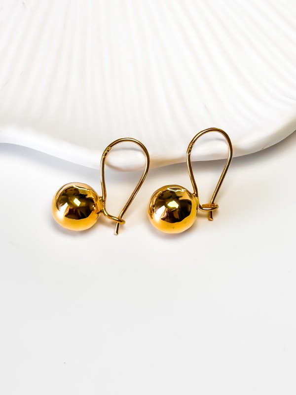 925 Gümüş | Kelly Küpe-10 mm